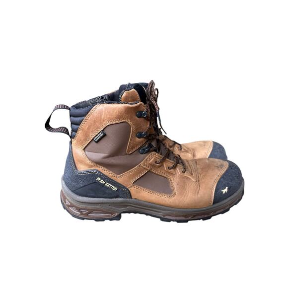 Red Wing Irish Setter Waterproof Lace Up Kasota Safety Toe Boot 83636- 14 - Picture 2 of 11